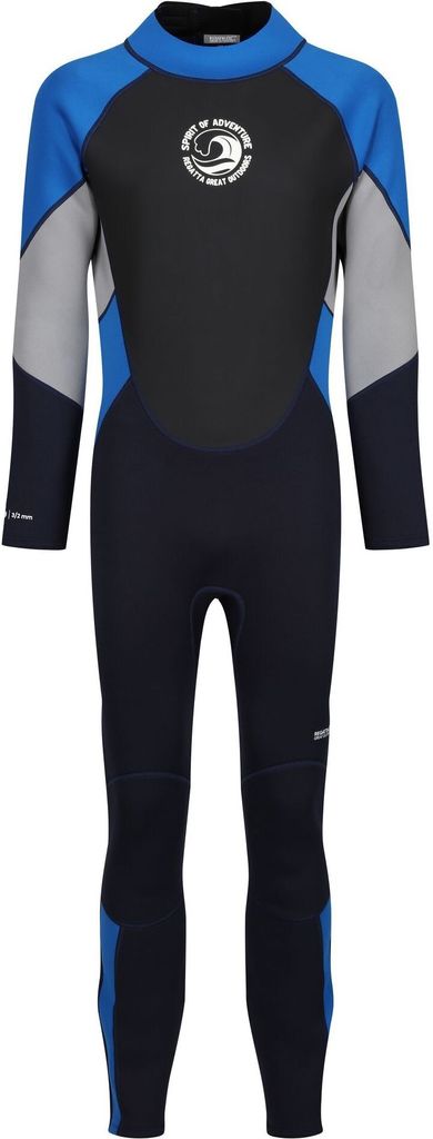 Regatta - Neoprenanzug 3 mm Dicke für Herren RG10044 (XL-XXL) (Marineblau/Dunkelblau/Silbergrau)