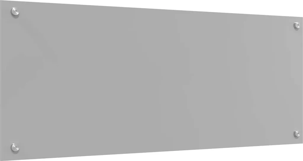 Pannello Paraschizzi 100x40 cm Vetro Temperato Grigio Chiaro - Alta Qualità - 4