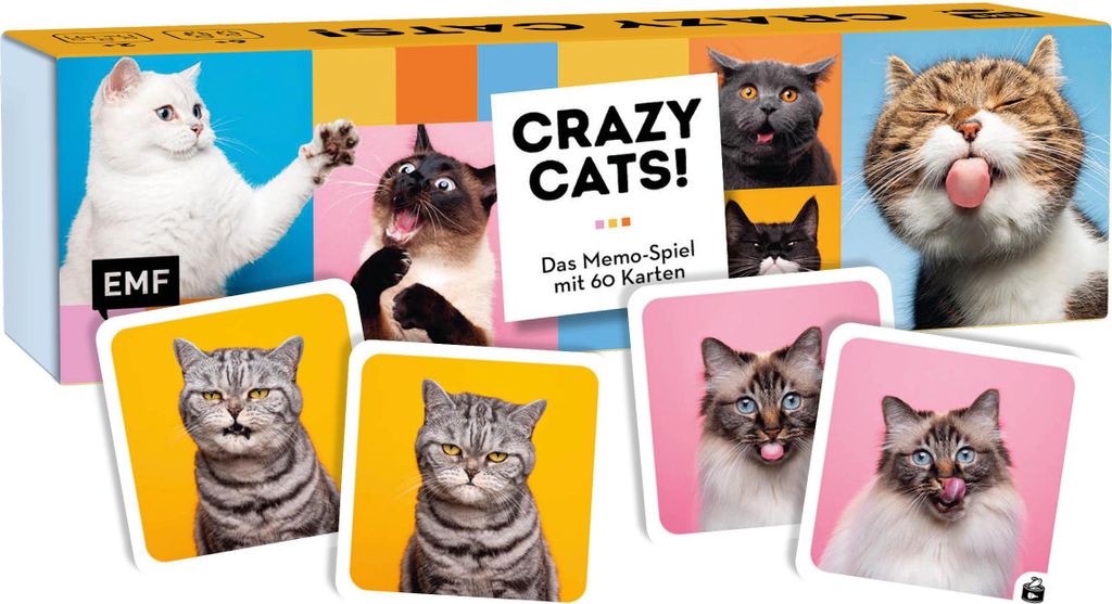 Memo-Spiel: Crazy cats! Produktbild 