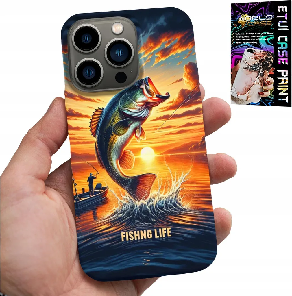 Custodia Per Iphone 16 Pro Max - Custodia Per Canna Da Pesca + Vetro