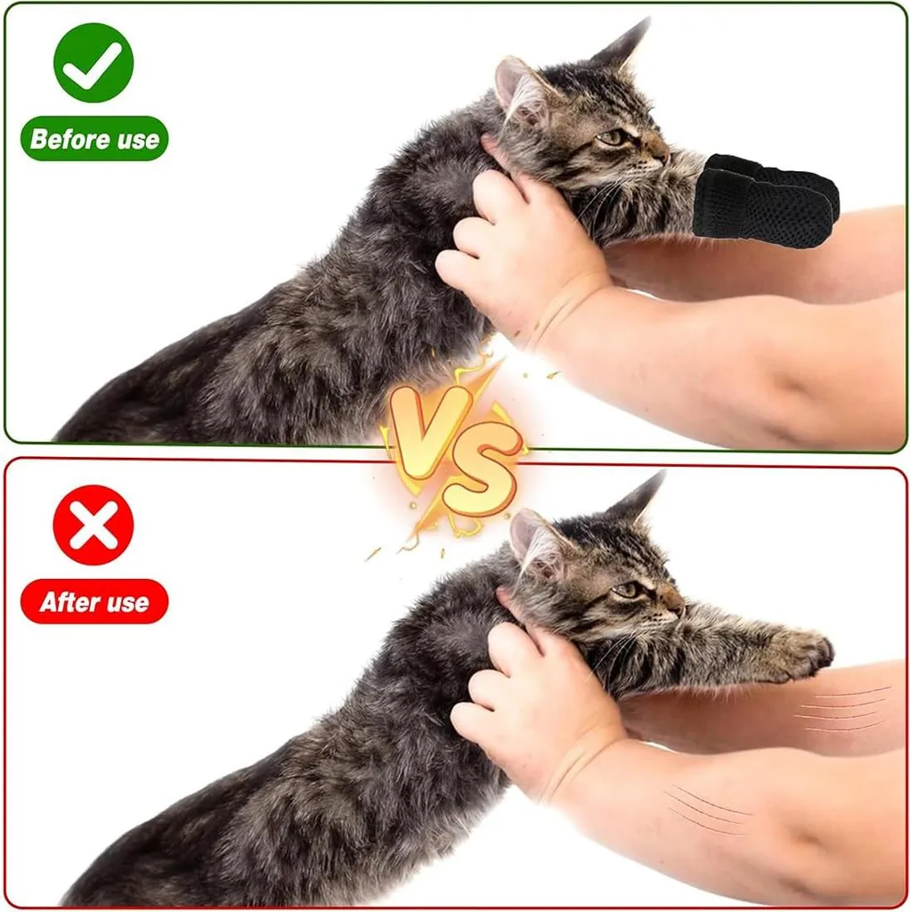 Protections de pattes pour chien - Idéal sorties extérieures - Set de 4 pièces