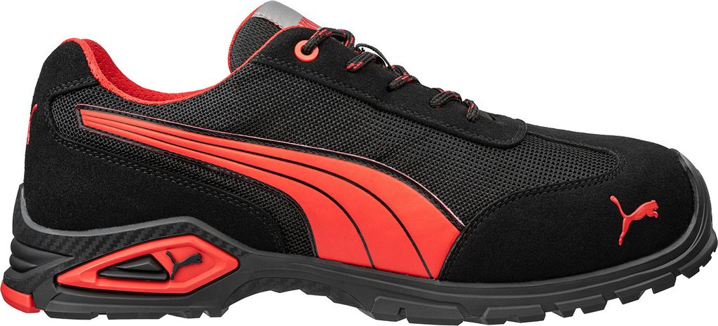 Puma Sicherheitsschuh Madrid low S1PL nach EN ISO 20345:2022 S1PL FO SR schwarz Größe 44