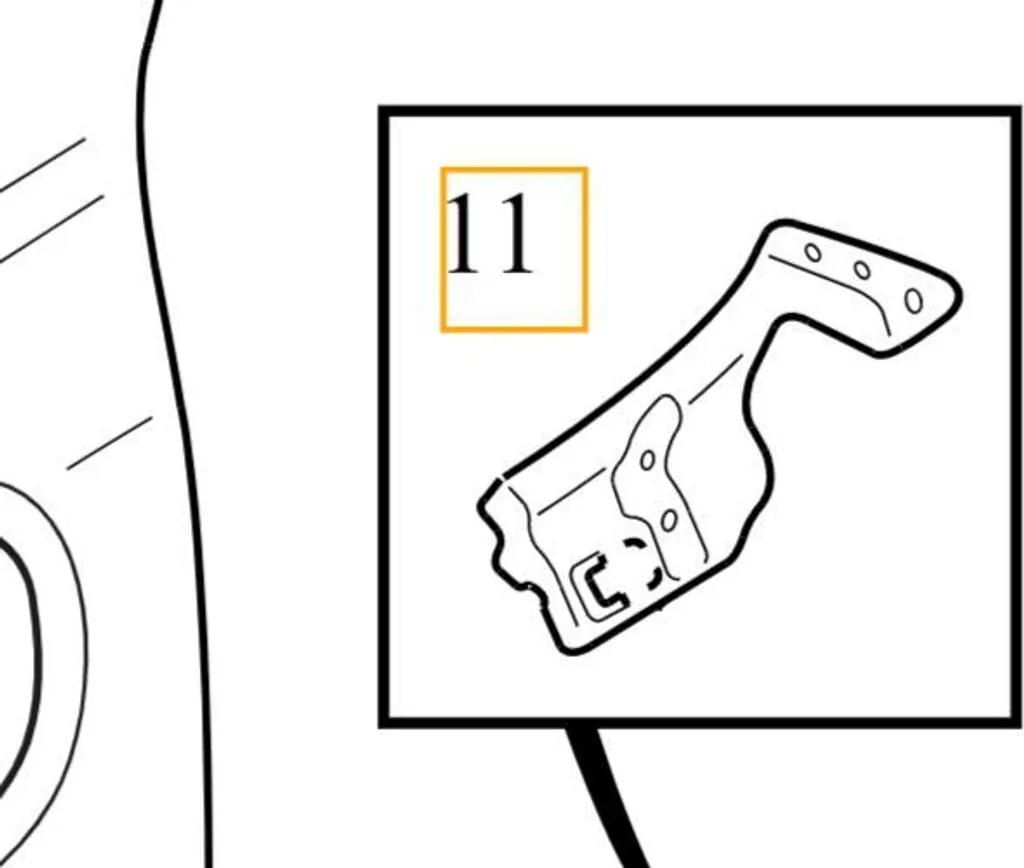 Support d'aile droite pour Volvo XC60 II : Idéal réparation carrosserie