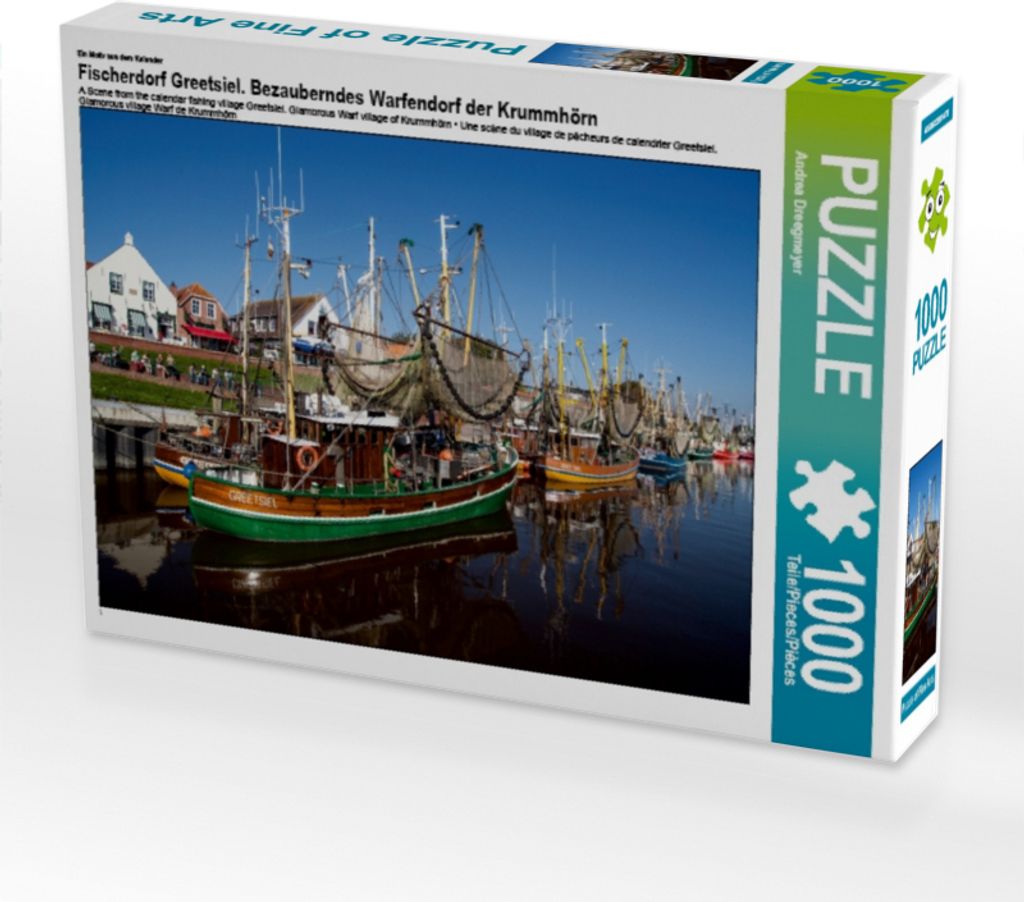 Calvendo Ein Motiv aus dem Kalender Fischerdorf Greetsiel. Bezauberndes Warfendorf der Krummhörn 1000 Teile Puzzle quer 640x480mm, Dreegmeyer Andr...