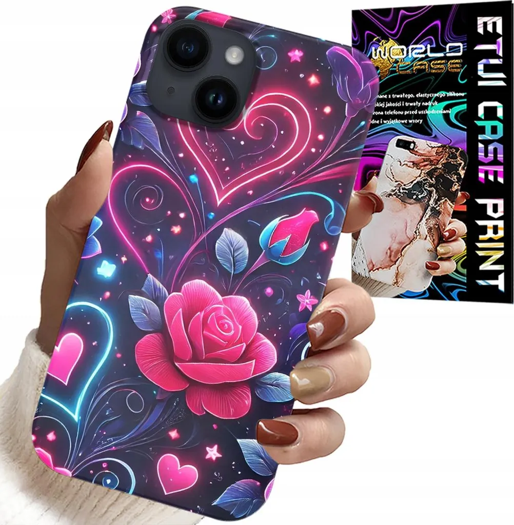 Offerta Bundle iPhone 14 Plus: Cover Rosa Cuore e Protezione Vetro