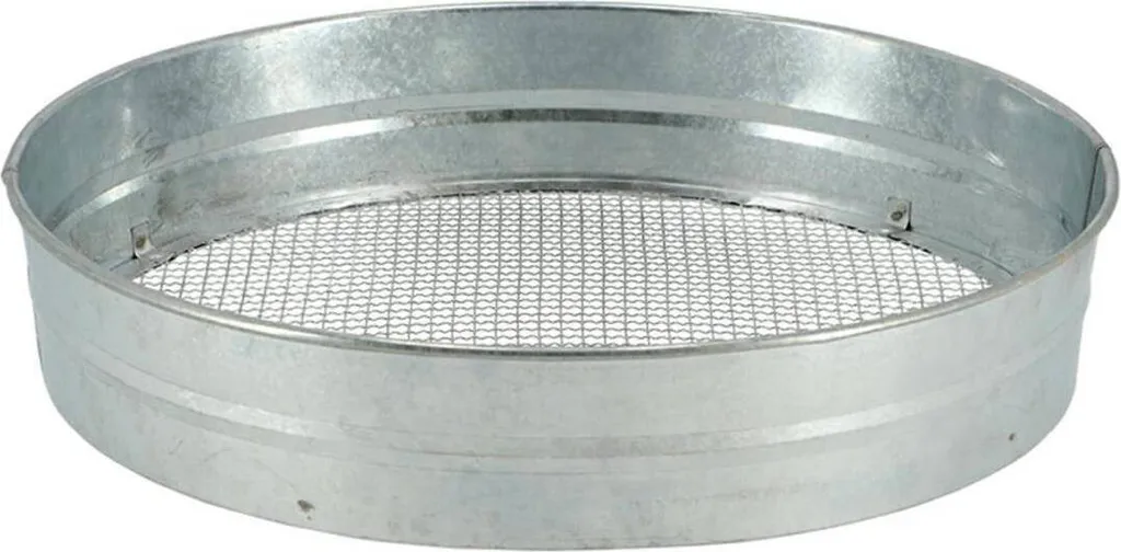 Paravent en acier galvanisé argenté 36,5 cm pour décoration de jardin