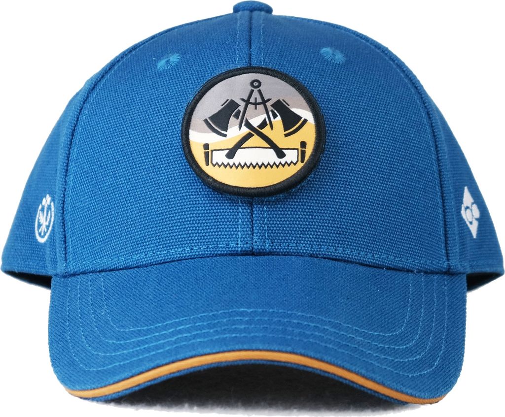 Bavarian Caps Curved Basecap Handwerksliebe, Dunkelblau, Zimmerer/in
