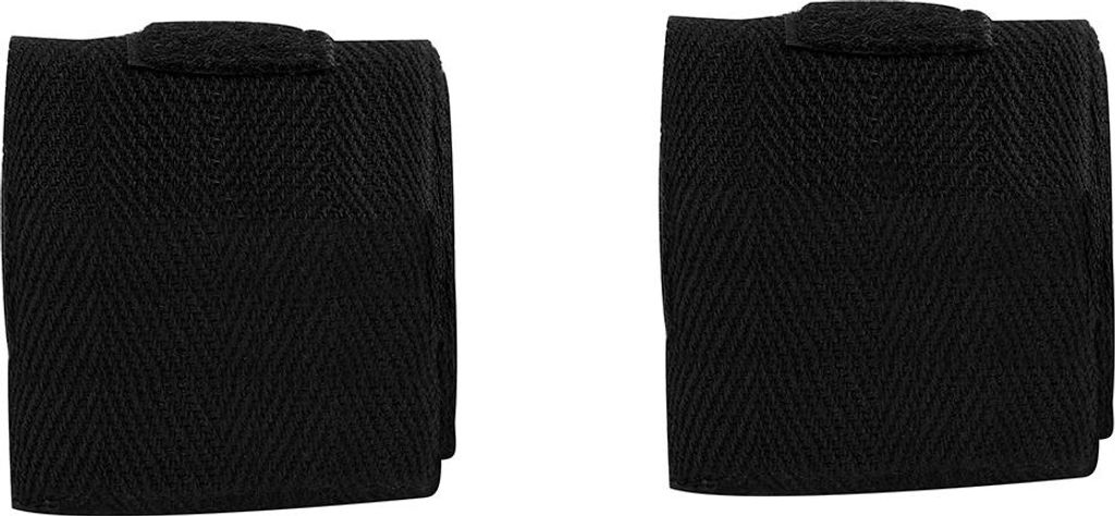 2pcs/set 2,5 m Baumwollbandhandverschlüssel für Boxen Kickboxing Muay Thai (schwarz)
