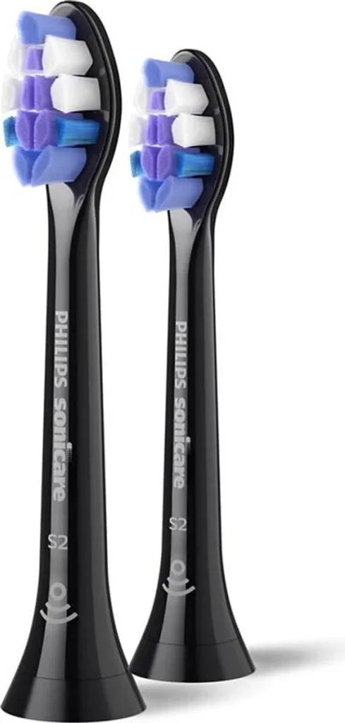 Philips Sonicare S2 Sensitive HX6052/88: 2 Testine Nere per Gengive