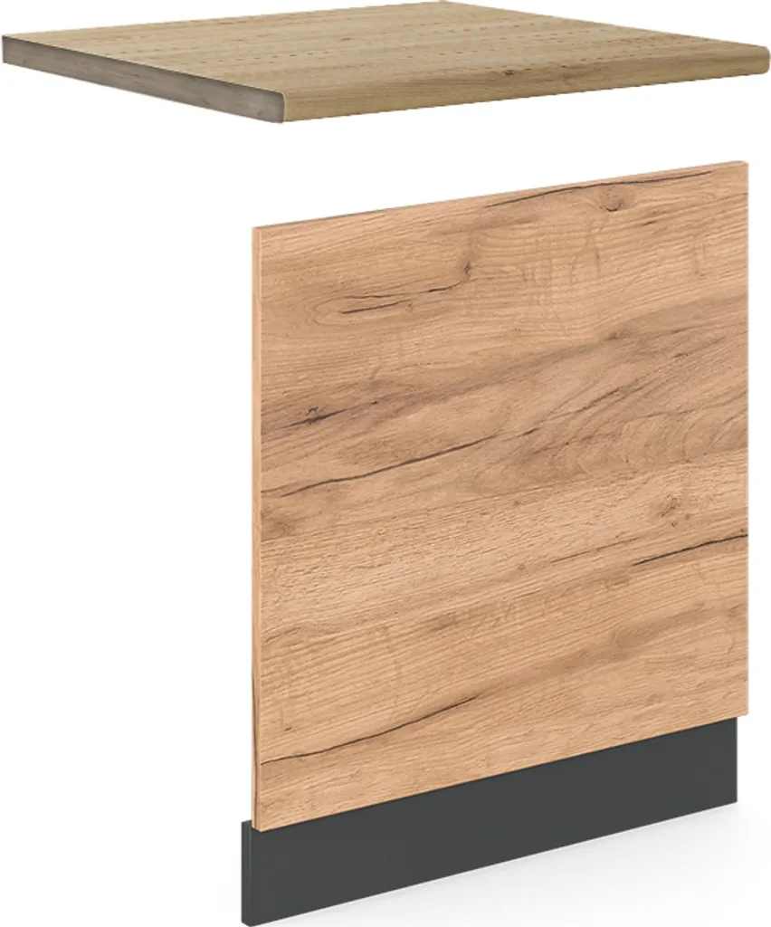 Pannello Frontale Vicco R-Line 60 cm Rovere e Antracite | Cucina Design