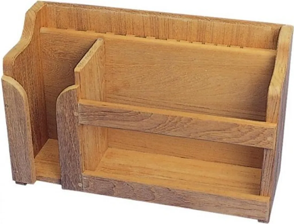 Set repas pour yacht : couverts et assiettes en teck ARC Marine chic
