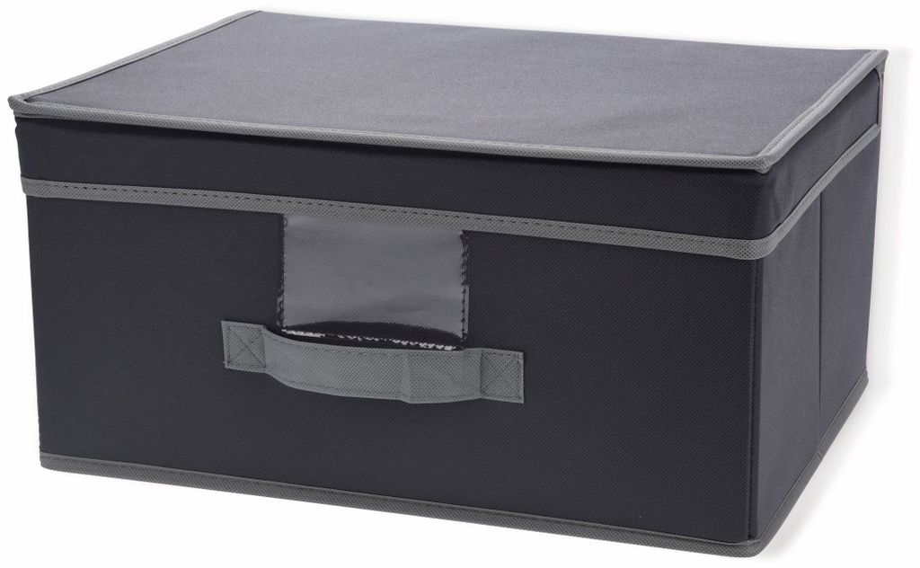 Aufbewahrungsbox mit Deckel anthrazit