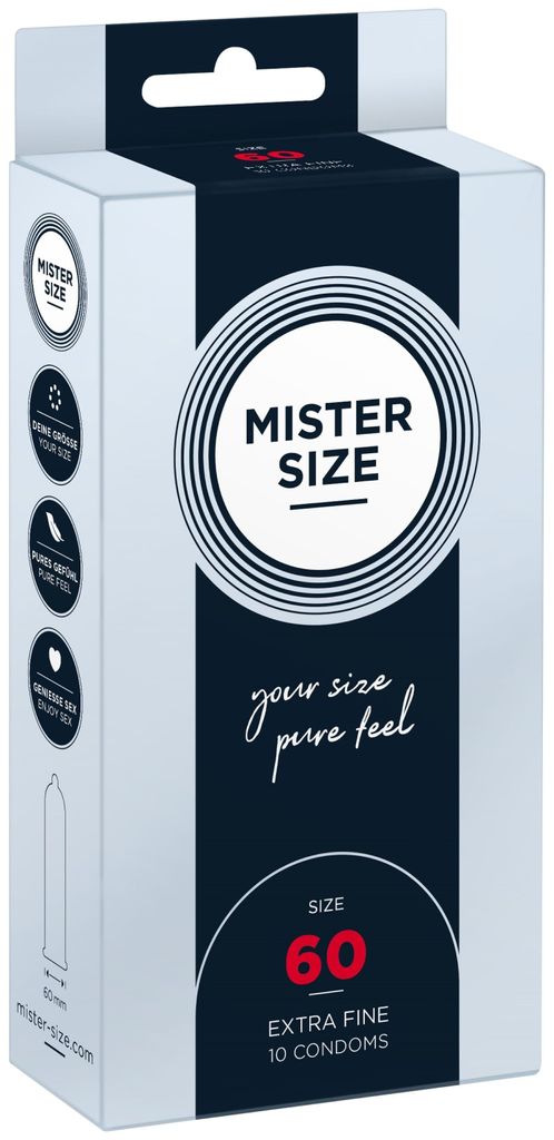 Kondómy MISTER SIZE 60mm 10ks Natural Obrázok produktu 