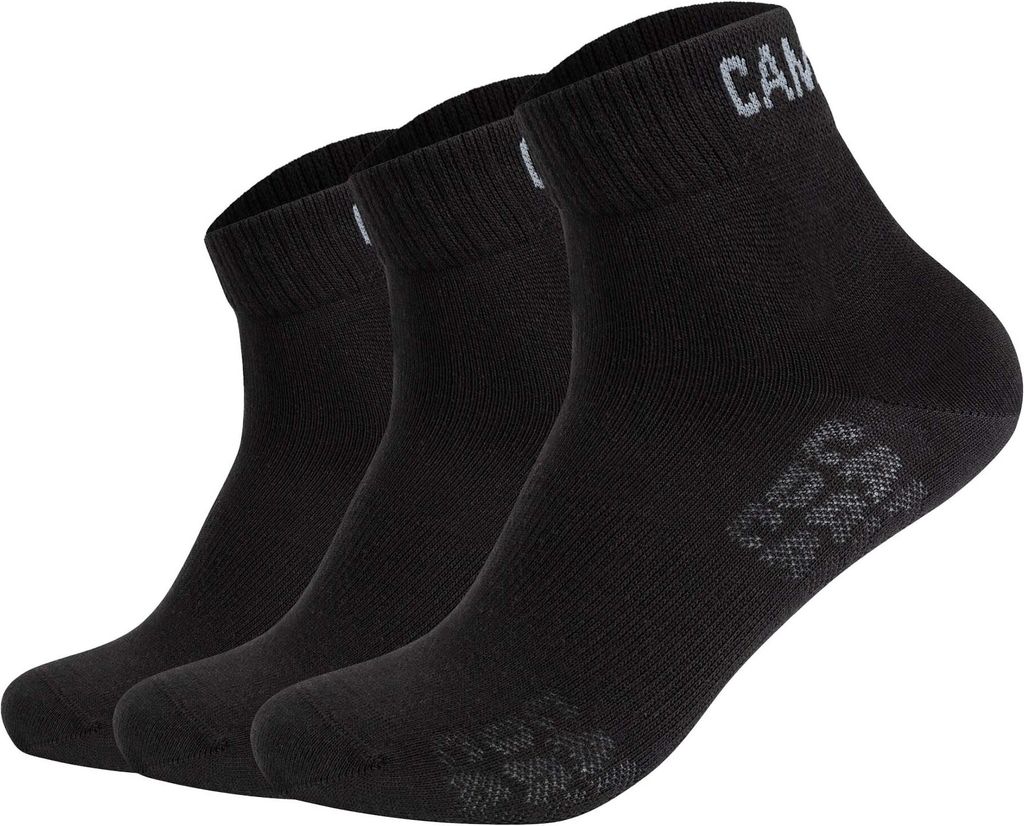 CAMP DAVID Herren Quartersocken, 3er Pack - Action-Mesh Produktbild 