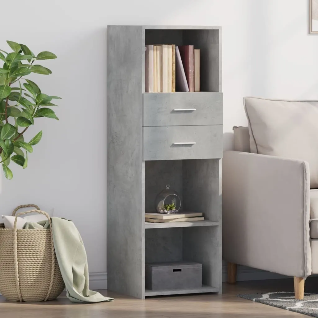 Maison Exclusive Credenza Grigio Cemento: Ordine e Stile per la Casa