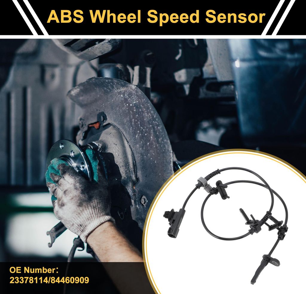 ABS Radgeschwindigkeitssensor ABS Sensor Antiblockiersystem Sensor Nr.23378114 für Cadillac Ct6 2016-2020 1 Stück Hinten Links