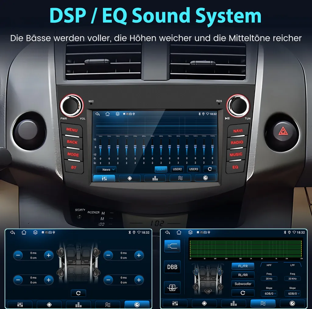 Autoradio Multimedia RAV4 2006-2012 | Android 15 GPS Bluetooth WIFI - 7