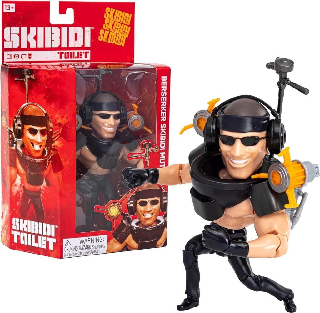 SKIBIDI Toilet Deluxe Figure BERSERKER MUTANT Series 2 Image du produit 