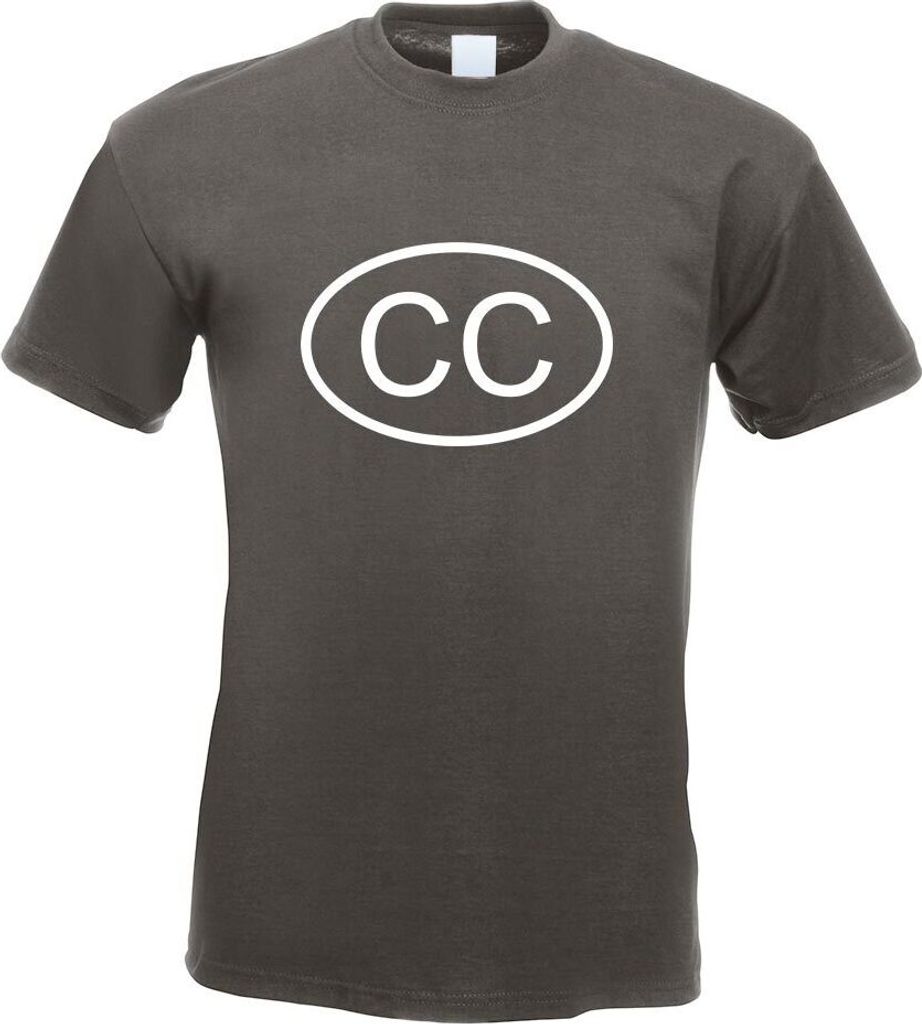 Kiwistar - T-Shirt - Graphit - Konsularisches Korps CC Motiv Bedruckt Funshirt Design Print - mit Motiv Bedruckt - Funshirt Design - Sport - Freize...