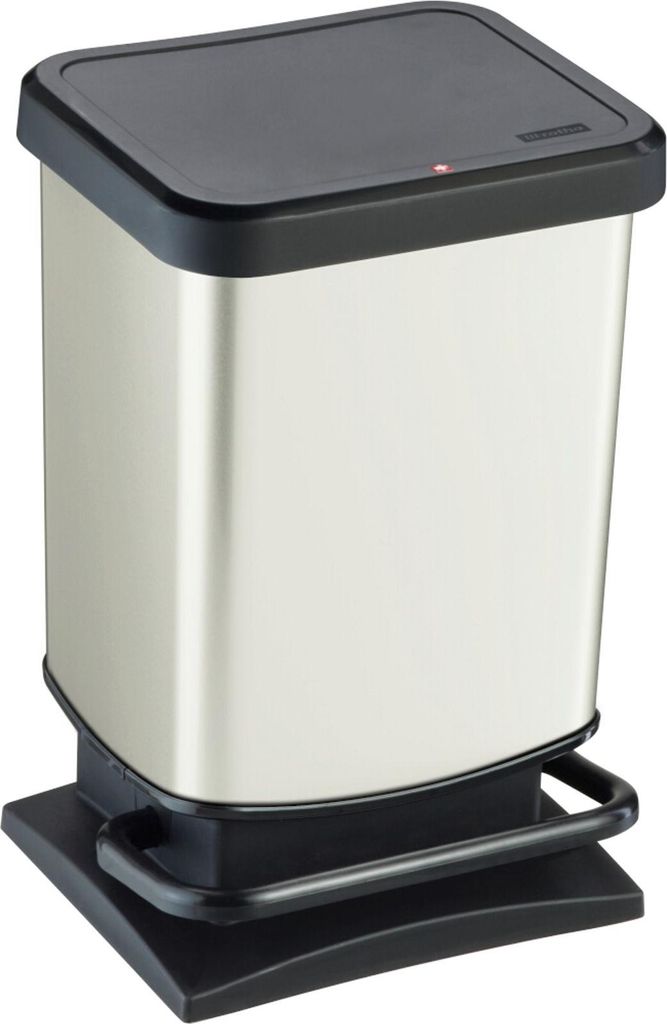 A product shot of a trash can.