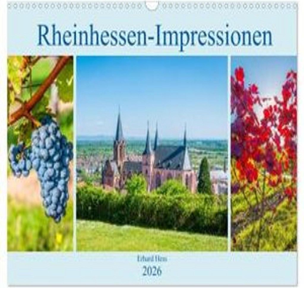 Rheinhessen-Impressionen (Wandkalender 2026 DIN A3 quer), CALVENDO Monatskalender