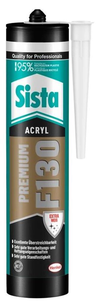 Henkel Sista Acryl-Fugendichter F130, 300ml Kartusche weiß Produktbild 