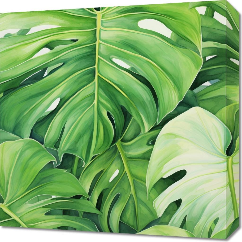 Bild 50x50cm Geheimnisse der Blätter