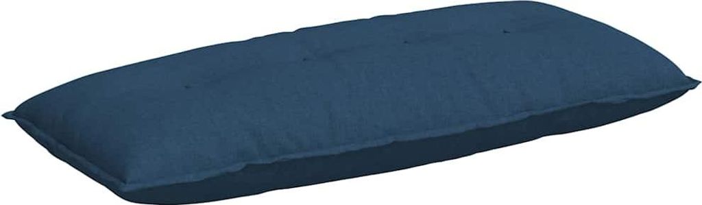 vidaXL Rückenkissen Blau 120 x 19 x 50 cm Stoff