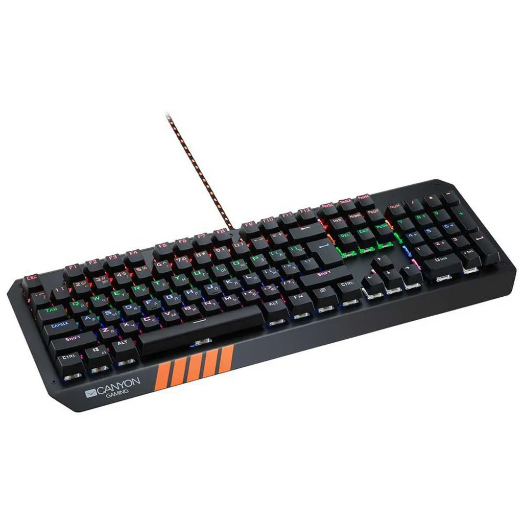 CANYON HAZARD GK-6 Clavier avec 10 Modes de Rétroéclairage Lumineux LED