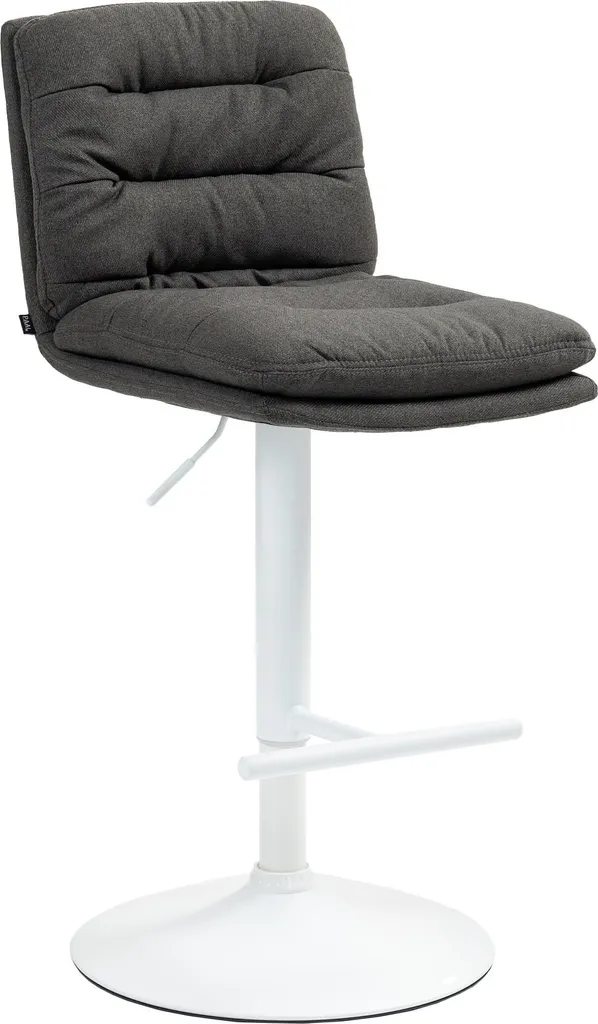 Damar Sedia Bar Regolabile Grigio Scuro e Bianco | High Quality