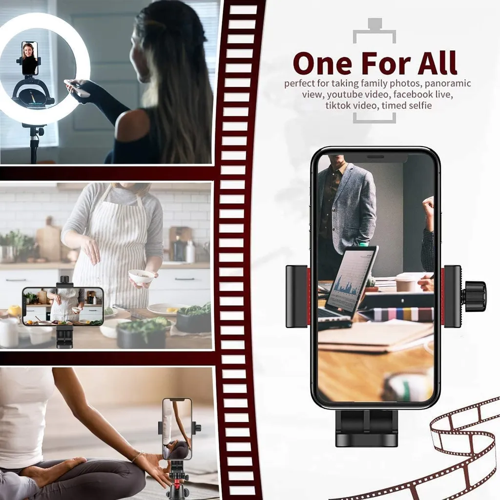 Support Téléphone Portable pour Streaming Vidéo et Vlogging Pack 2 - 2