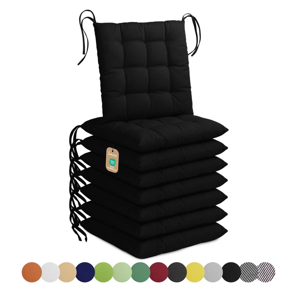Poduszki siedziskowe Lavea® 40x40 cm - zestaw 8 sztuk, z Zdjęcie produktu 