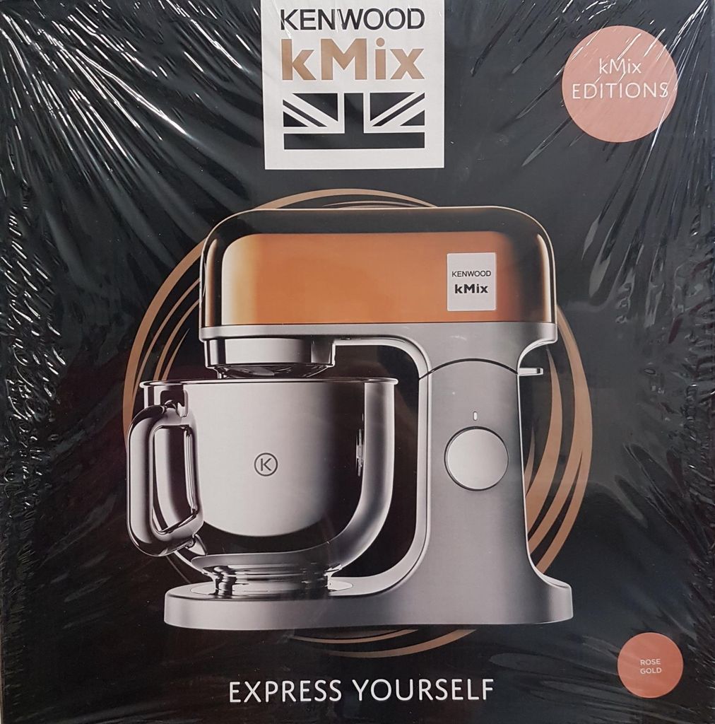 Kenwood KMX760GD kMix Edition Küchenmaschine, Rührschüsselkapazität: 5 Liter, 1000 Watt - Roségold