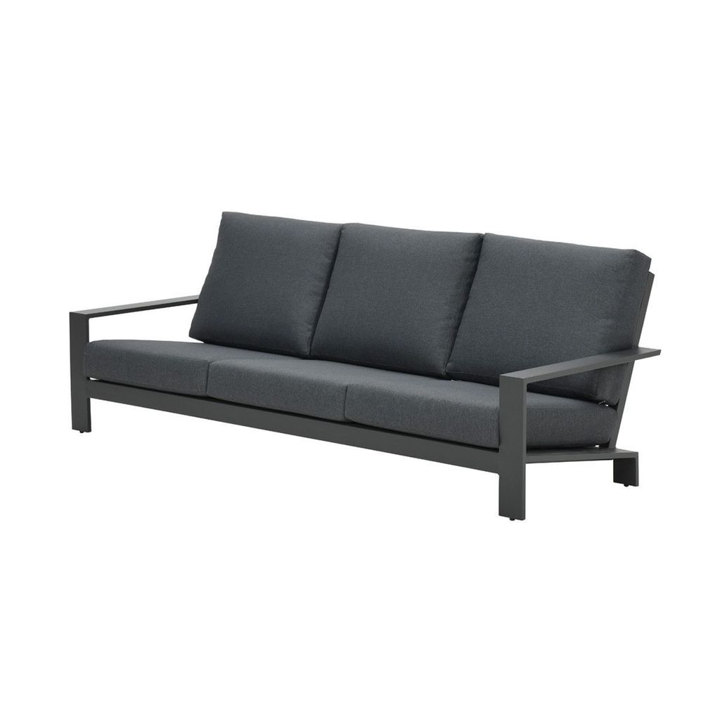 Garden Impressions Lincoln 3-Sitzer Bank - carbon black - Produktbild 