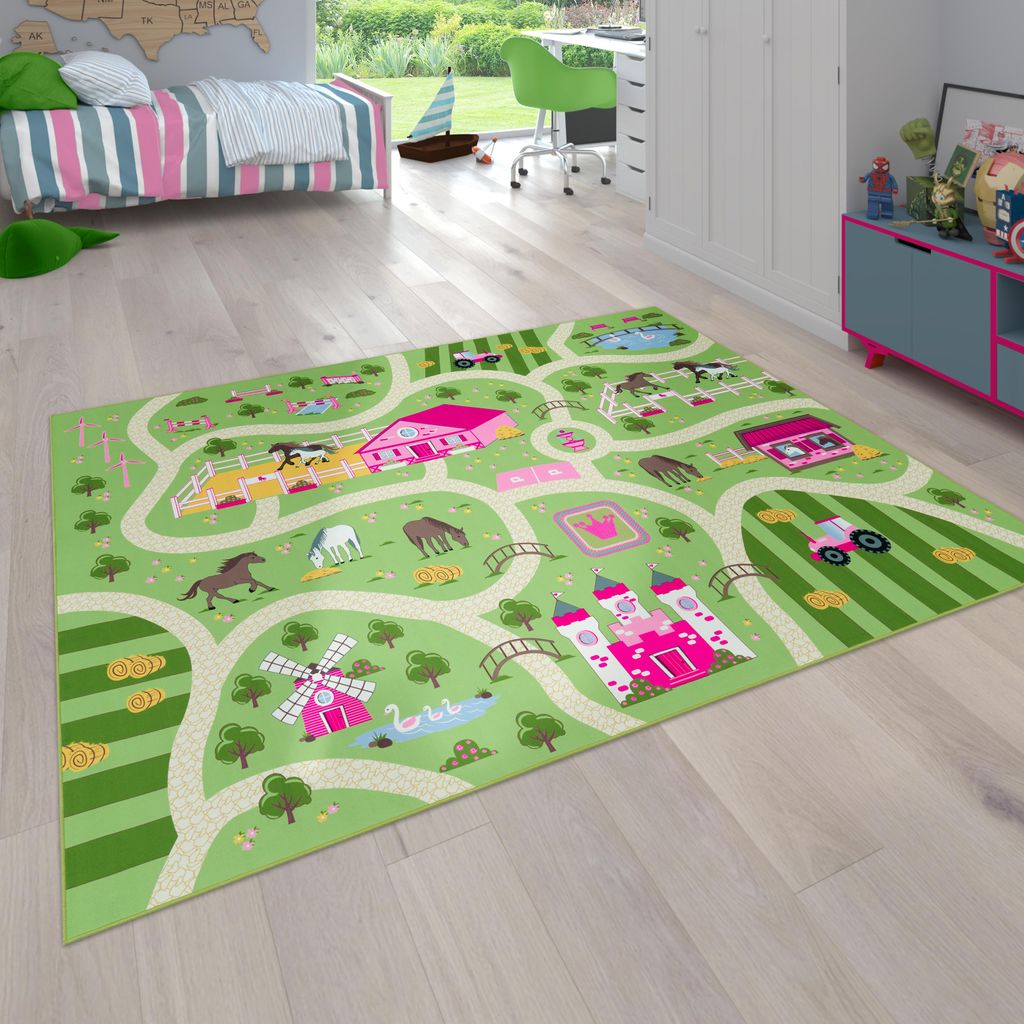 Tappeto per bambini Per cameretta, tappeto da gioco con Immagine del prodotto 