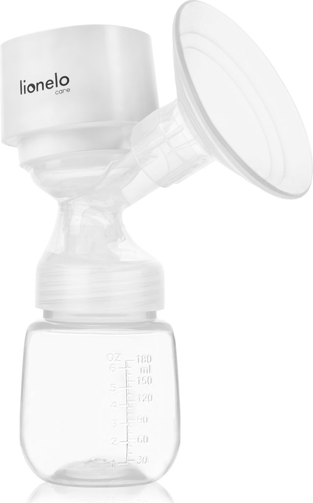 Lionelo Kabellose Milchpumpe Fidi One 180 ml, Tragbare 3-Phasen-Milchpumpe, Energiesparende Massage in 9 Stufen