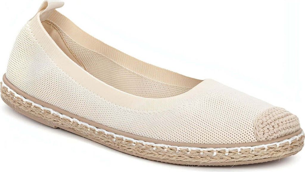 Crosby Damen Ballerinas 437251/10-01 Farbe: Beige Größe: 37