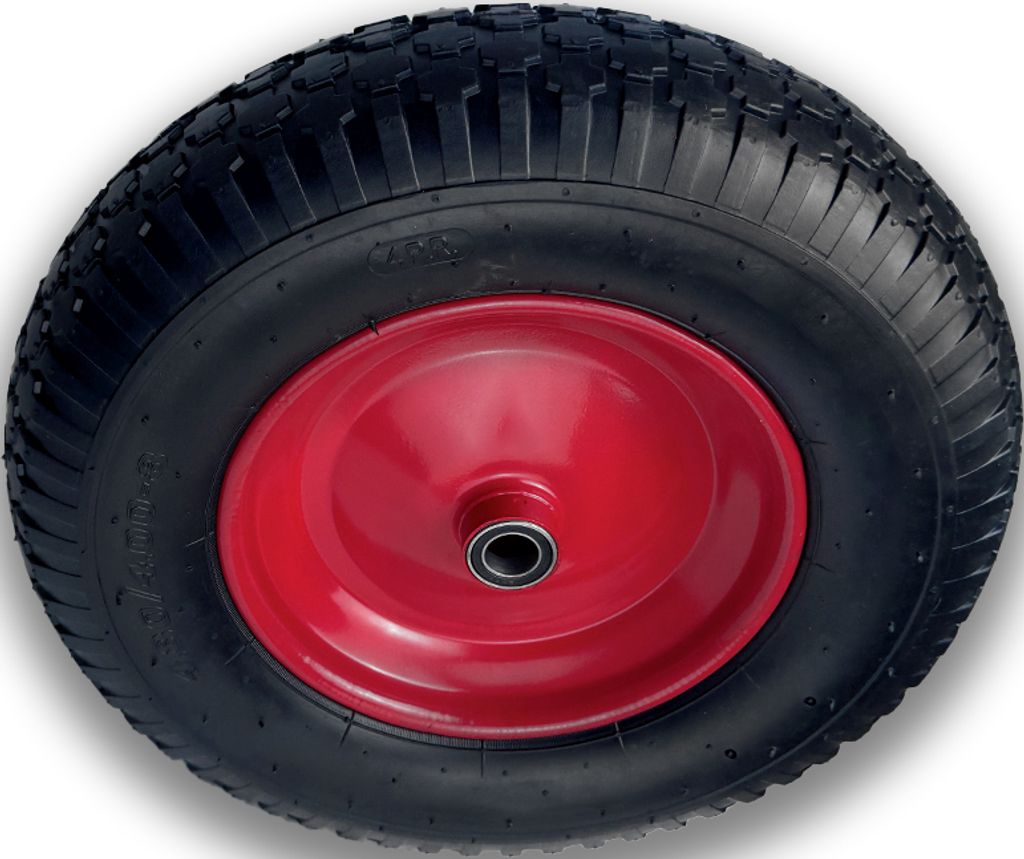 Schubkarrenrad 390x95 mm 4.80 4.00-8  luftbereifung inkl. Produktbild 3