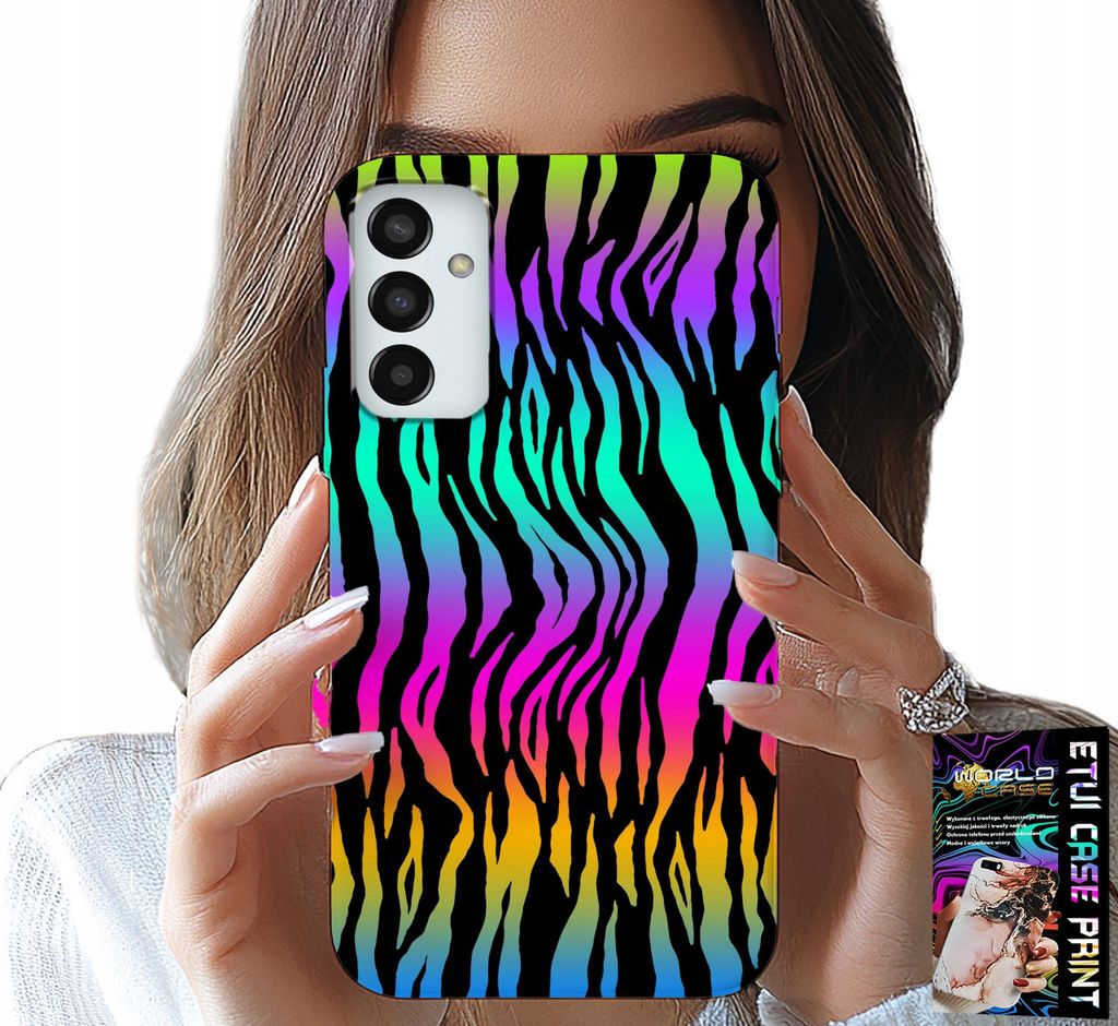 Hülle Für Samsung Galaxy M23 - Abstrakte Bunte Muster Hülle + Folie