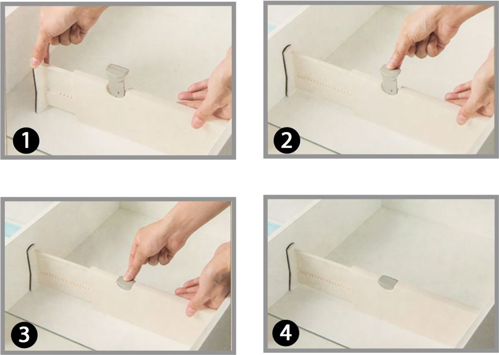 KIK KX4601_1 Organizér na oddělování zásuvek 38 až 54,5 cm Obrázek produktu 6