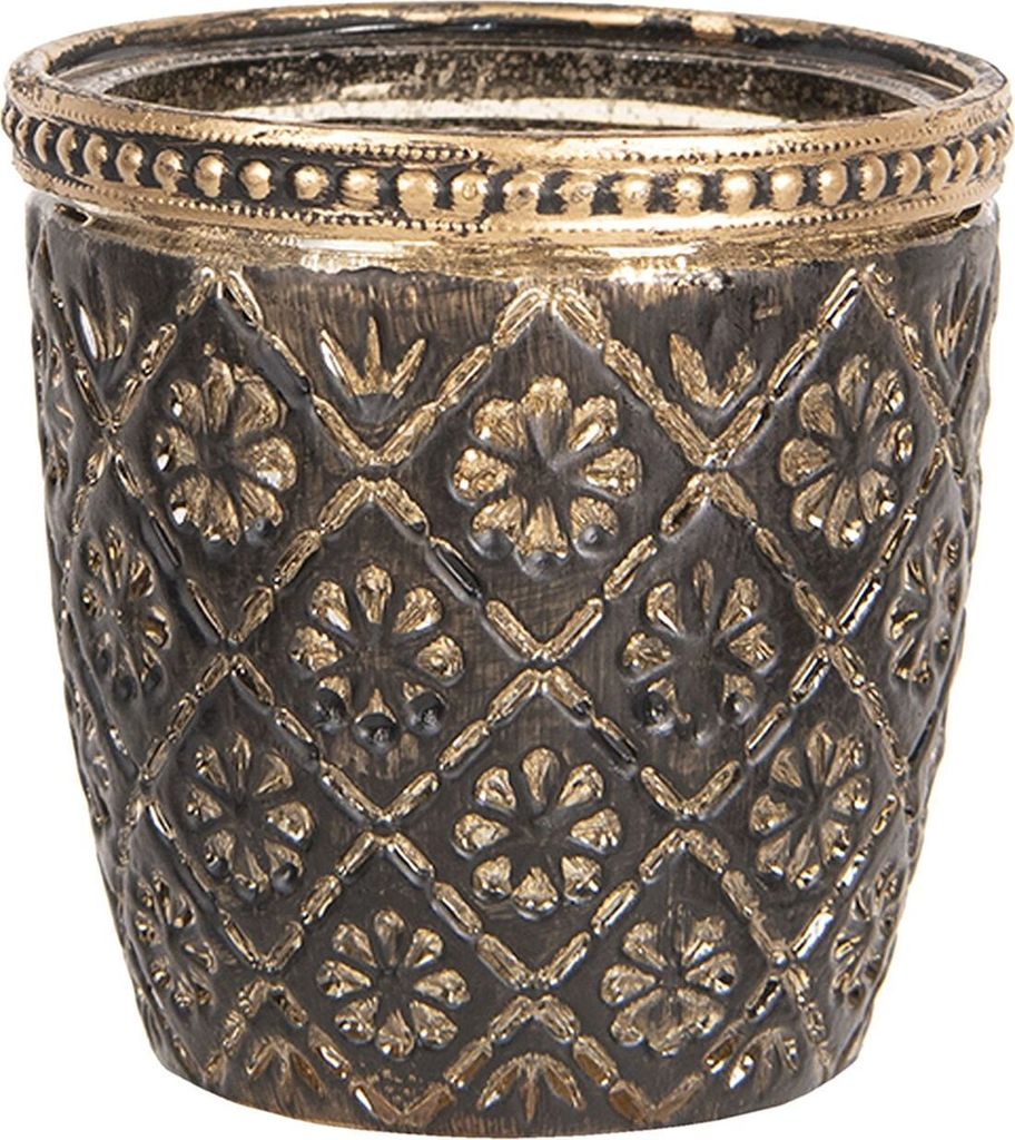 Clayre & Eef Teelichthalter Ø 9x9 cm braun 6GL2635