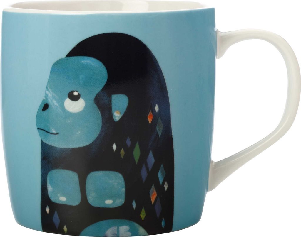 PETE CROMER Becher Gorilla, Porzellan, in Geschenkbox Produktbild 