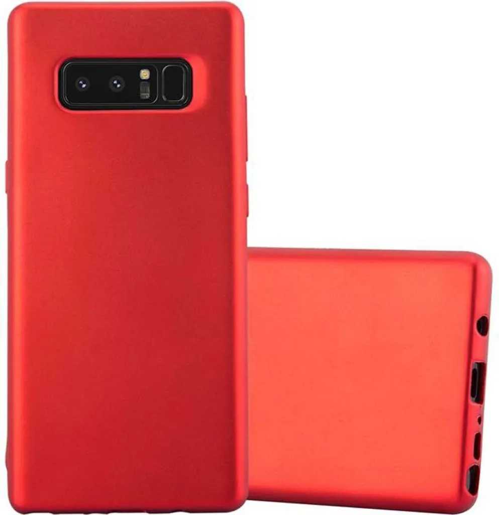 Cadorabo custodia protettiva per Samsung Galaxy NOTE 8 in rosso custodia del telefono cellulare TPU custodia in silicone cover case