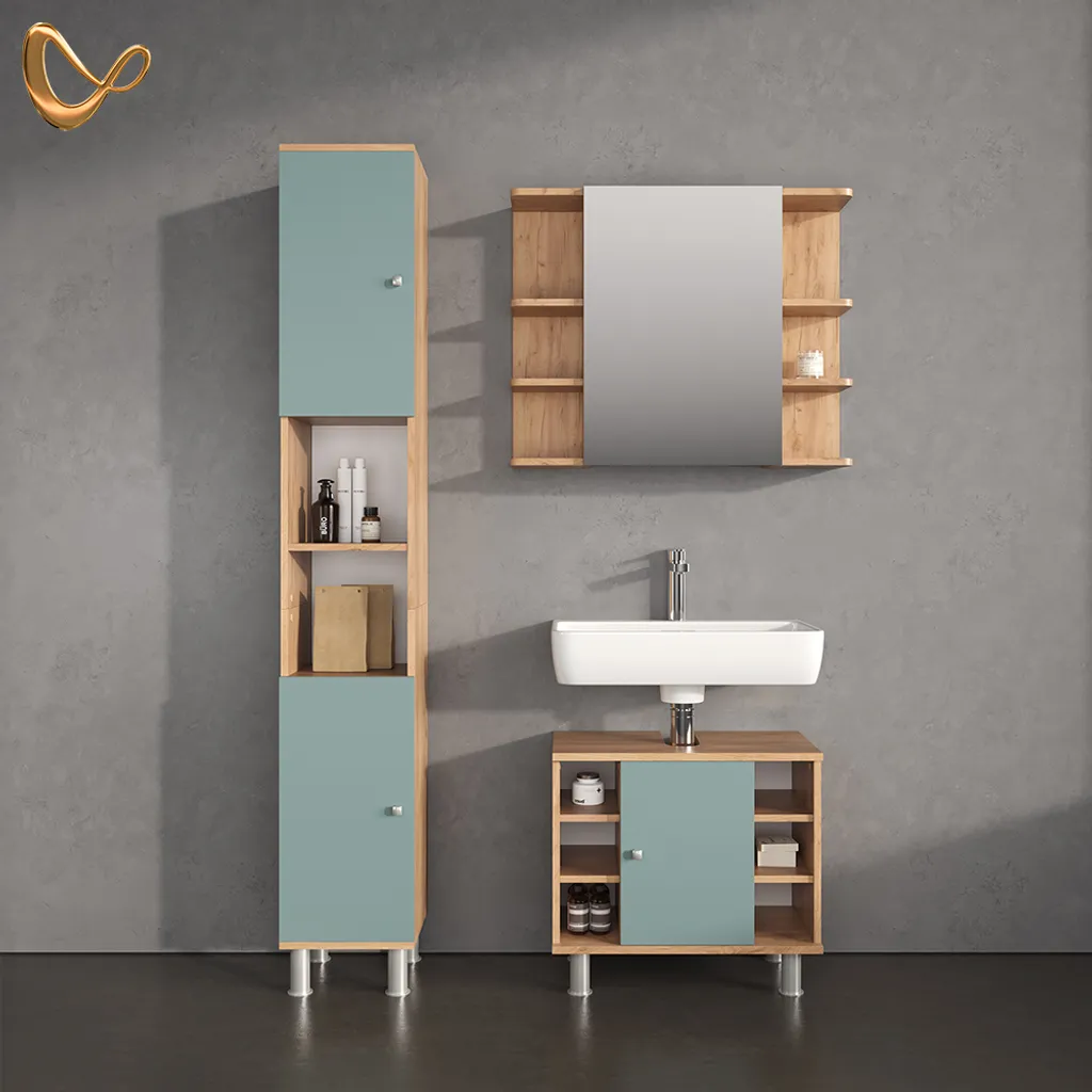 Restyling Bagno: Colonna Livinity Fucino Quercia Dorata 190cm - 1