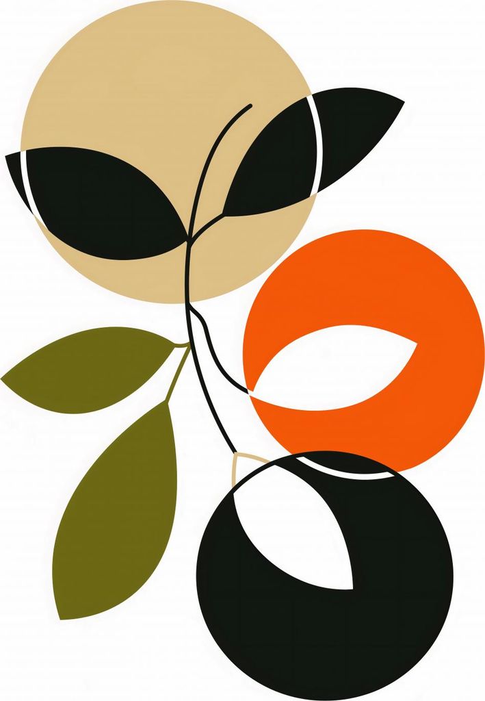 Plakat 67,5x95cm Organisches Zimmer