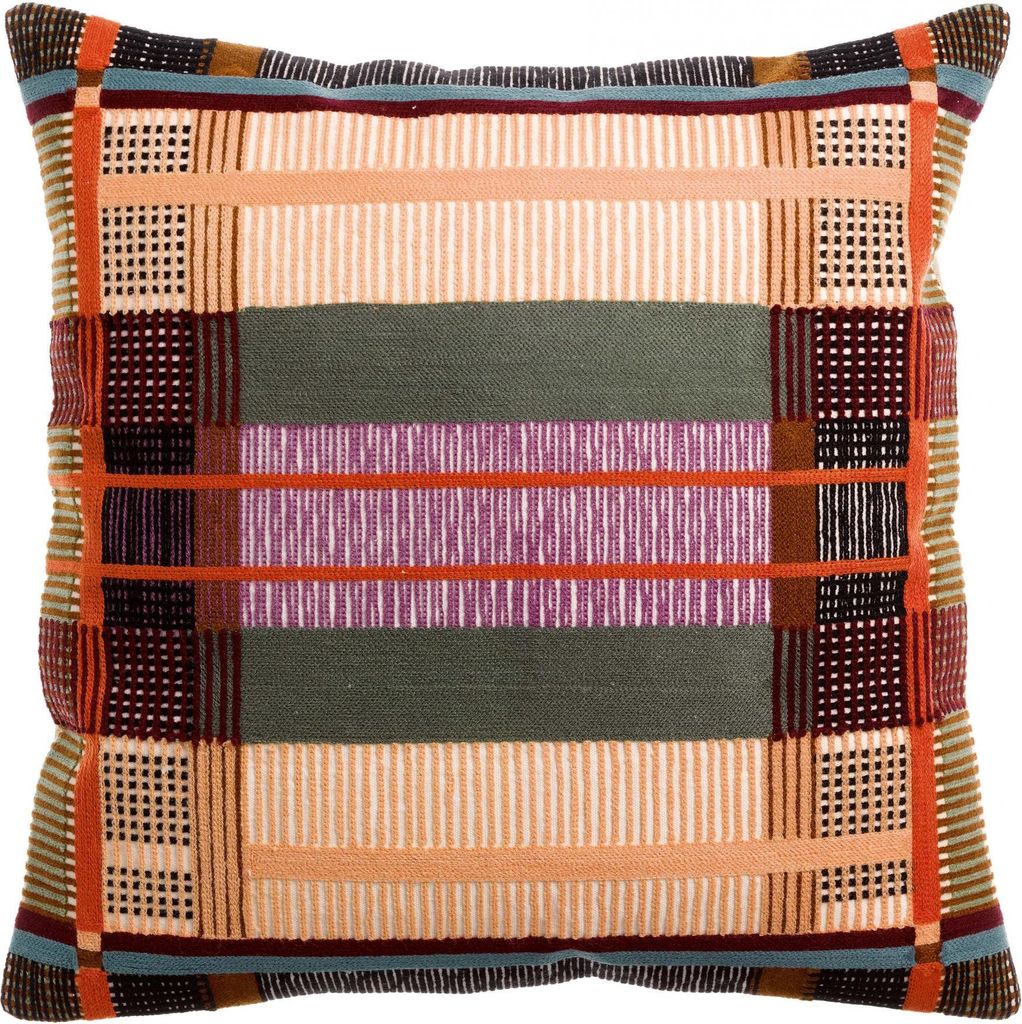 Besticktes Kissen Kaël multico 45 x 45 cm Vivaraise