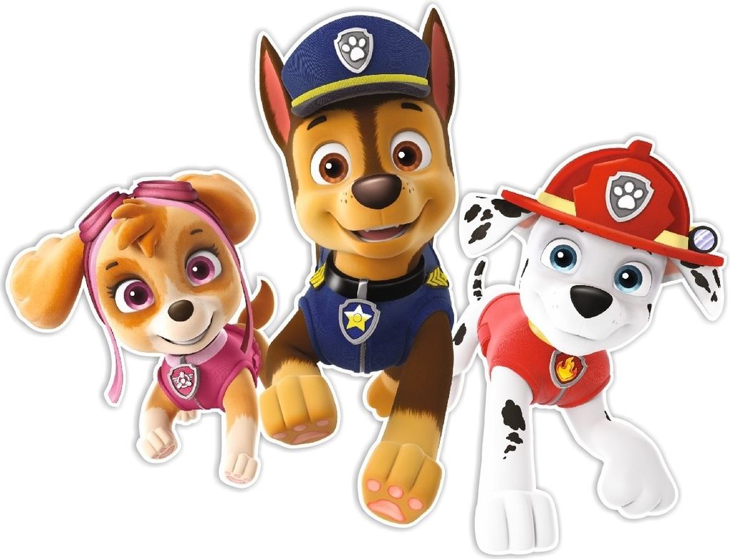 Decorazione da parete Nickelodeon Paw Patrol, Chase, Skye, Immagine del prodotto 