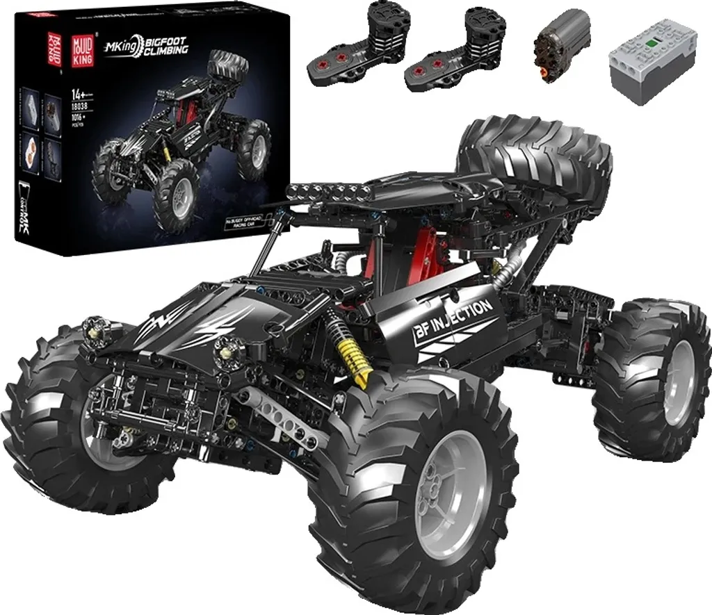 Voiture Bigfoot Télécommandée à Grimper avec 1016 Blocs de Construction
