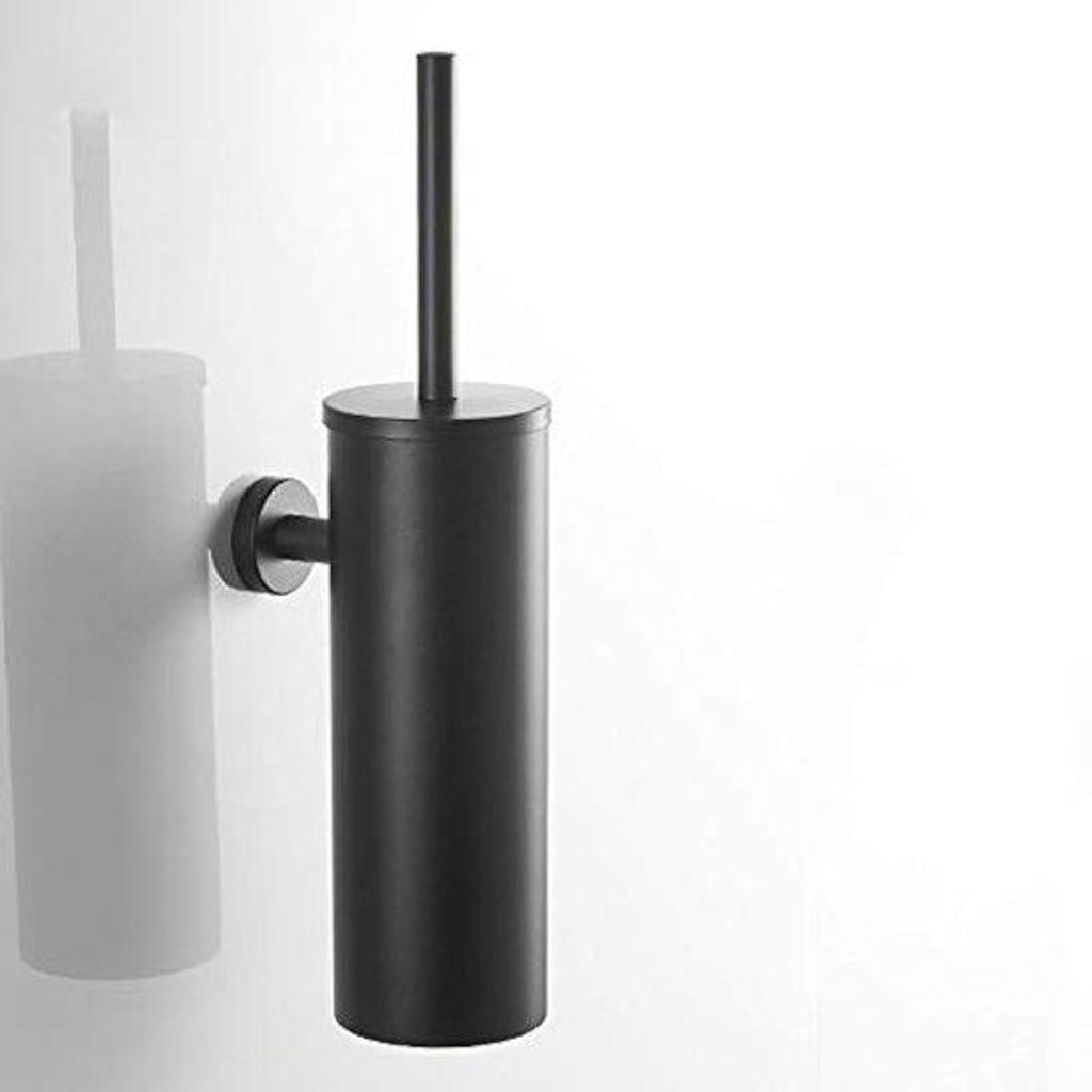 Toilettaschenreiniger mit Edelstahlgriff, Toiletbrush mit Abdeckung und langhaltigen Bürstenhaaren für die Reinigung der Badewanne