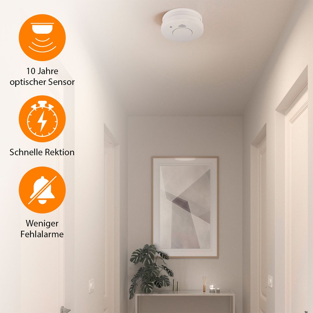 Smartwares Rauchwarnmelder weiß Produktbild 13